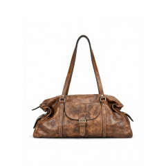 Torba na ramię w stylu retro: torba w stylu retro motocyklowym, torba podróżna damska