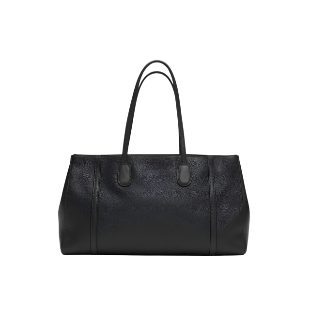 Bolso de diseñador para hombre, bolso de mano de gran capacidad para debajo del brazo, bolso de hombro negro