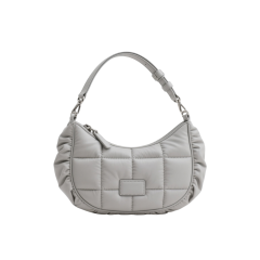 POMARAŃCZOWA GWIAZDA | Wyściełana, marszczona torba na ramię w kształcie chmury