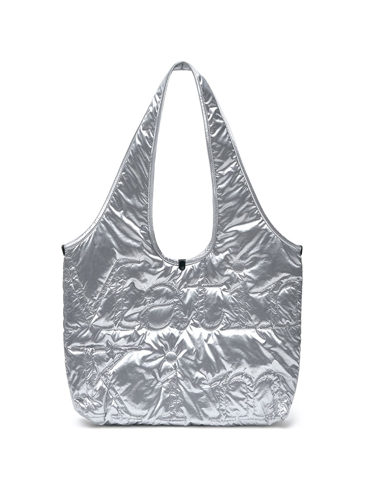 MATIN KIM--SIDE STRING LEATHER BIG SHOULDER BAG IN BROWN