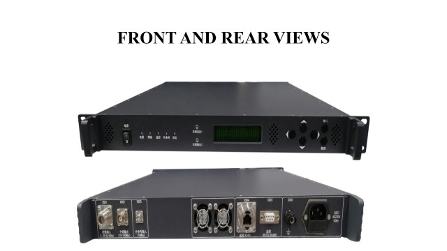 X-Band Down-Converter in 19’’ chassis