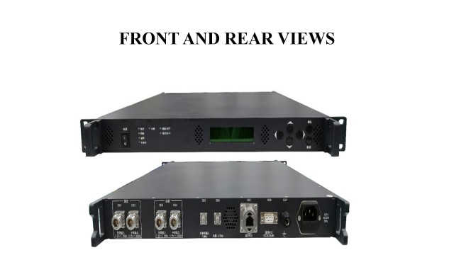 X-Band Down-Converter in 1U 19’’ chassis