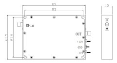 6～18GHz DLVA  Standard Module （DMC-0618-A）