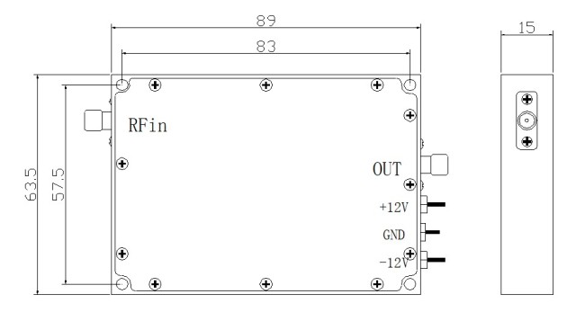 6～18GHz DLVA  Standard Module （DMC-0618-A）