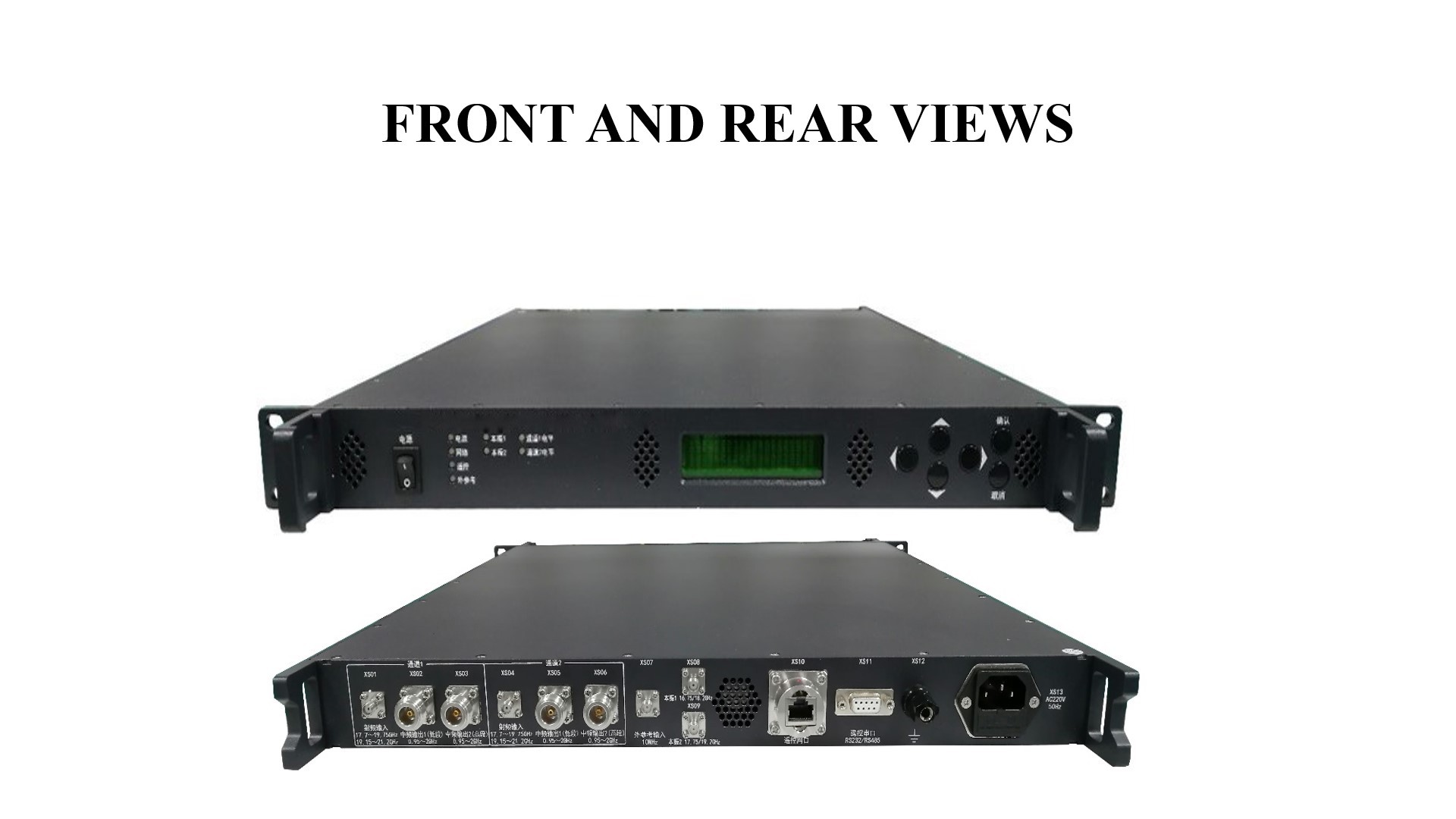 KA-Band Down-Converter in 19’’ chassis