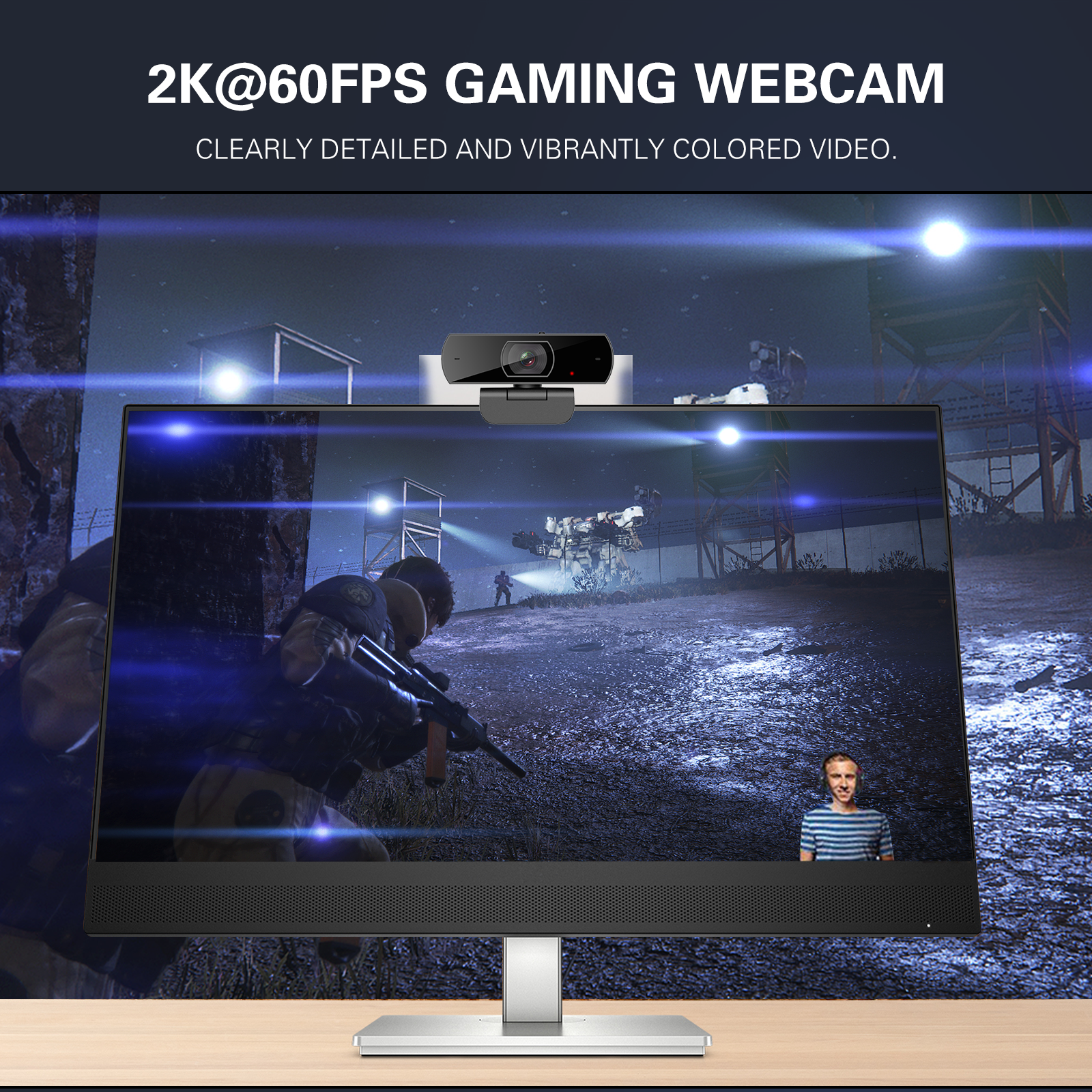 2K 60FPS premium usb streaming webcam 933Pro