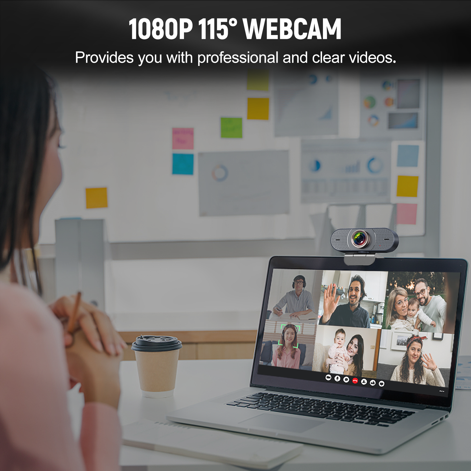 1080P wide angle video conferencing webcam 932Pro