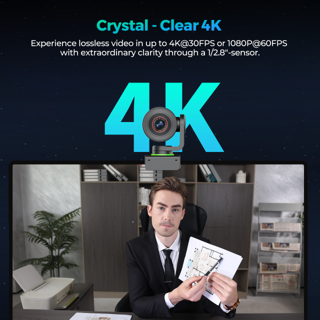 4K PTZ AI tracking camera 872