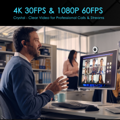 4K OBS compatible ring light webcam 867L