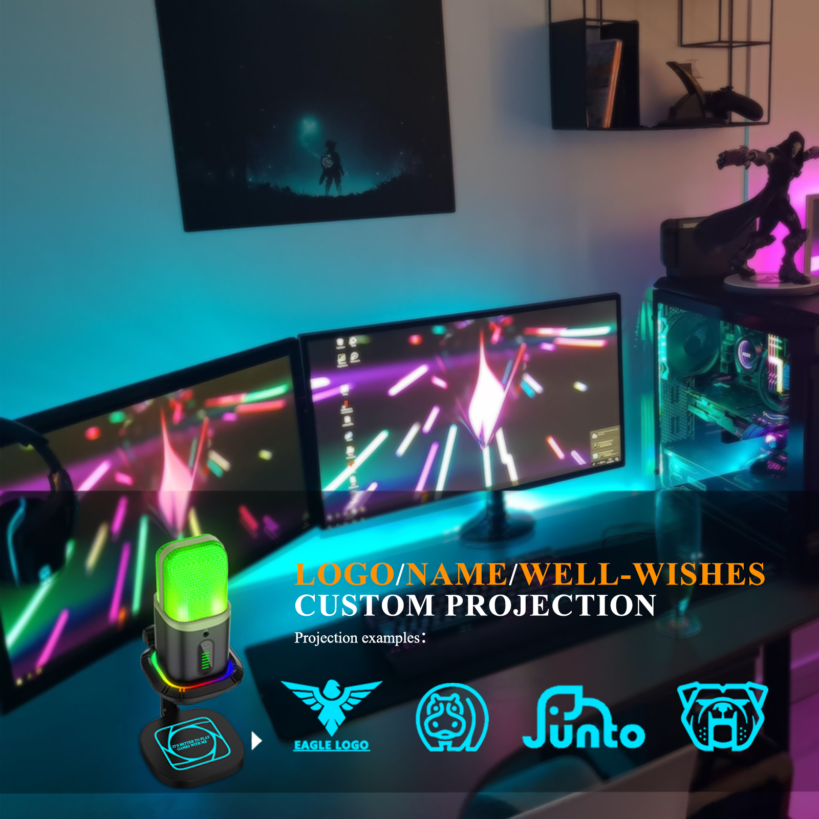 Gaming usb condenser microphone 284