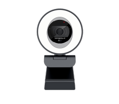 Business Conference Webcam with 1080P 60FPS and Adjustable Fill Light