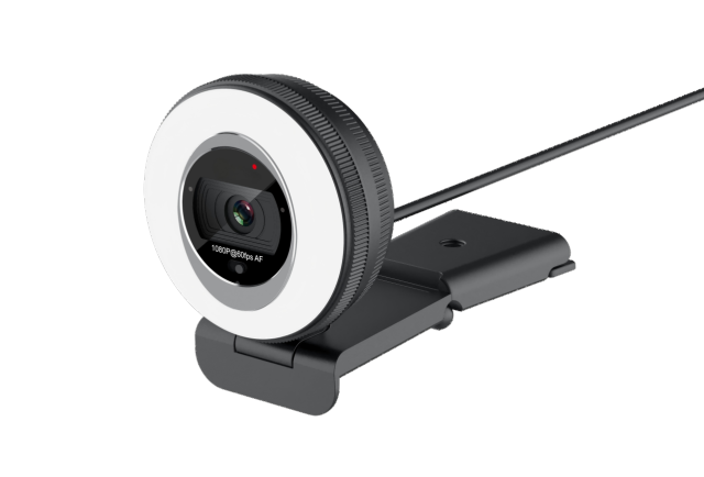 USB Camera for Video Conferencing with 1080P 60FPS Autofocus and Noise Reduction Microphone