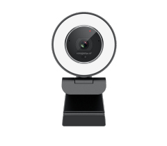 1080P Autofocus Webcam with 60FPS Video and Adjustable Fill Light for Online Communication