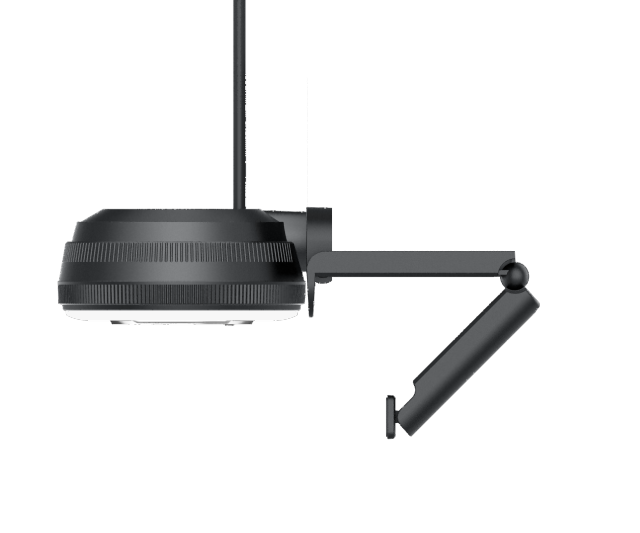 Webcam with Fill Light and Stereo Microphone for Online Teaching and Streaming