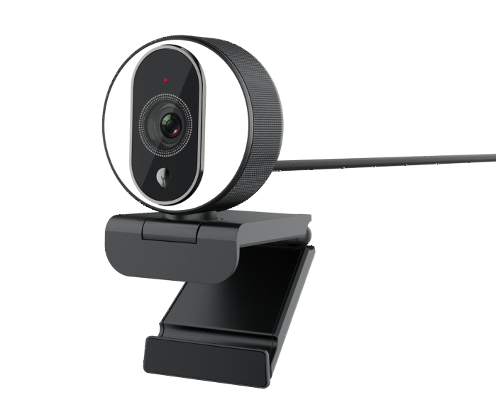 1080P Autofocus Webcam with Fill Light and Noise Reduction Microphone for Video Calls