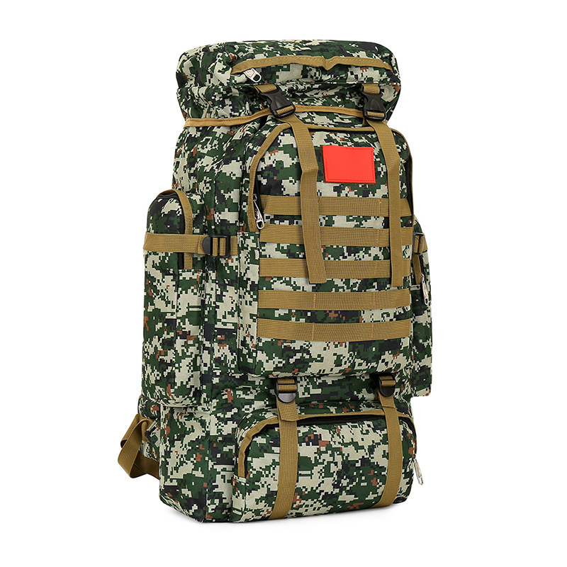 Large-capacity camouflage tactical backpack