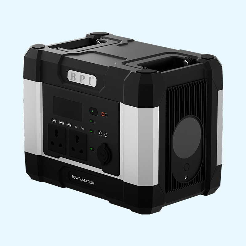 Cross-border best-selling 1000W lithium iron phosphate large-capacity fast-charging outdoor 220V portable energy storage Outdoor power bank