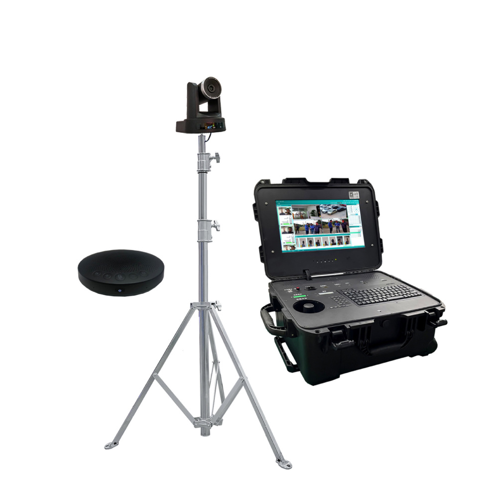 Portable emergency video conference command and dispatch system