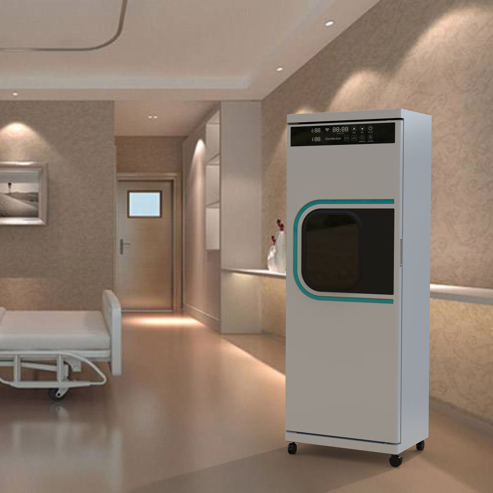 The design of the swivel wheels for the medical disinfection cabinet
