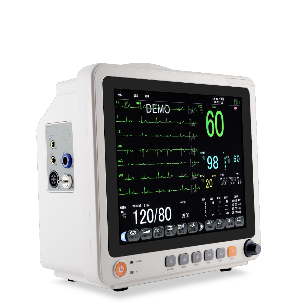 12-inch multi-parameter touch electrocardiogram and heart rate monitor