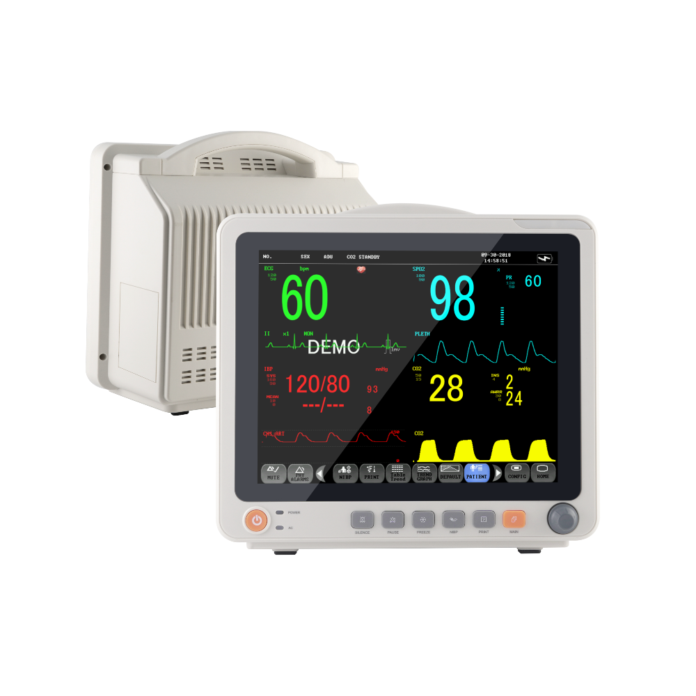 12-inch multi-parameter touch electrocardiogram and heart rate monitor