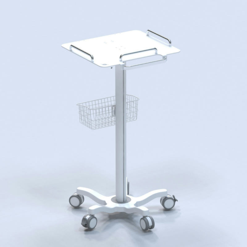High-quality multi-functional metal hospital trolley