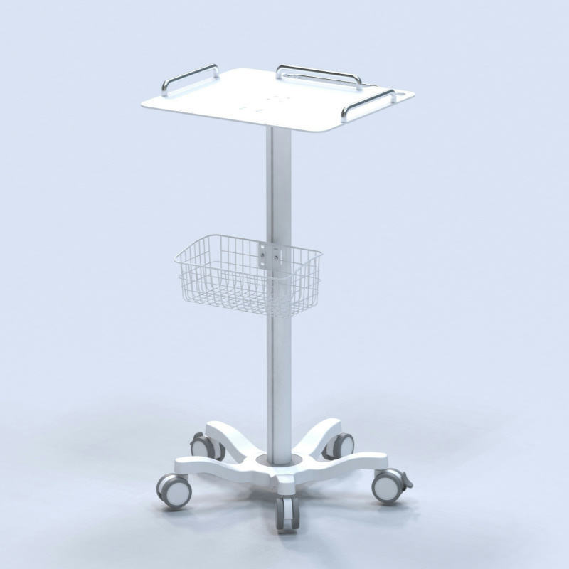 High-quality multi-functional metal hospital trolley