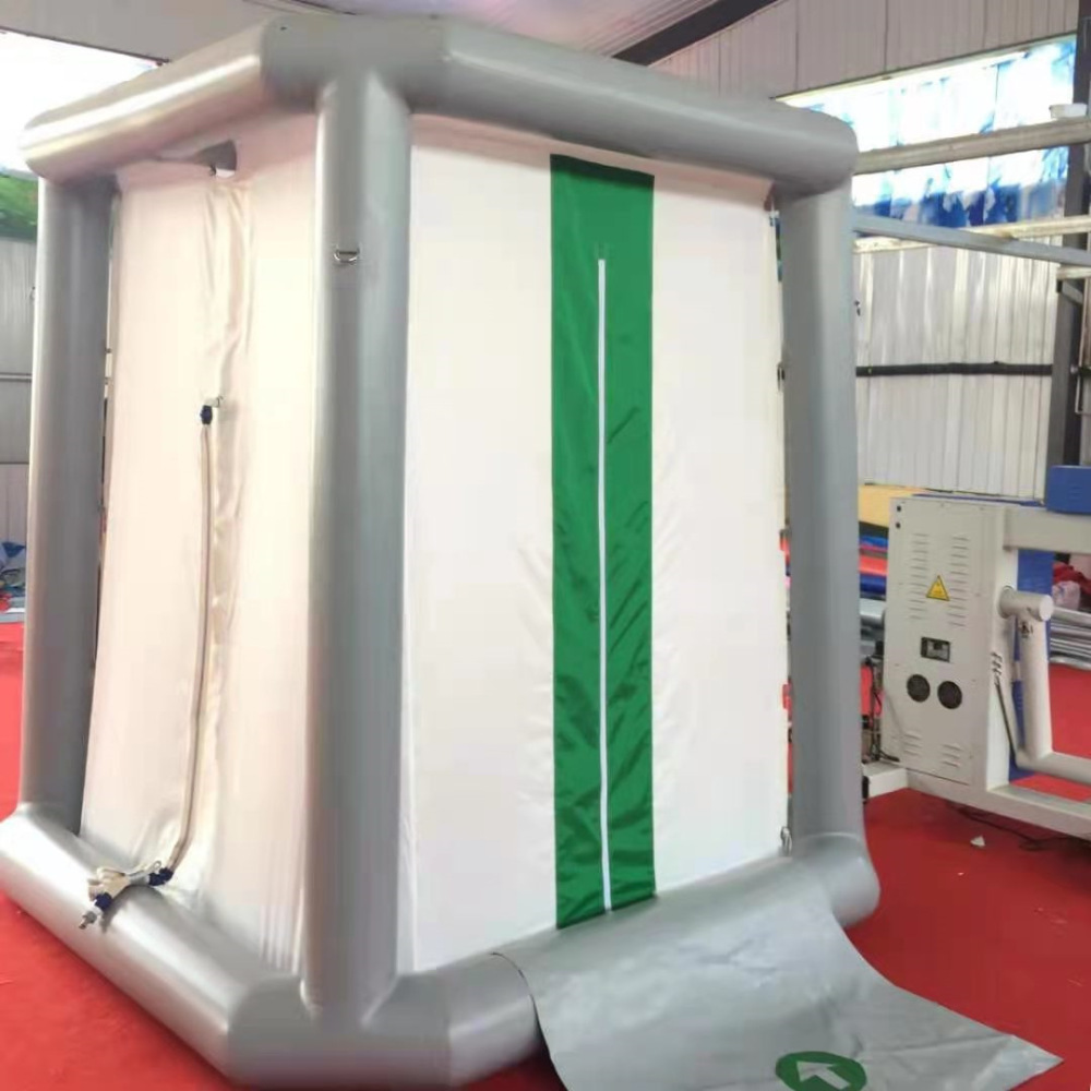 Single-person decontamination tent