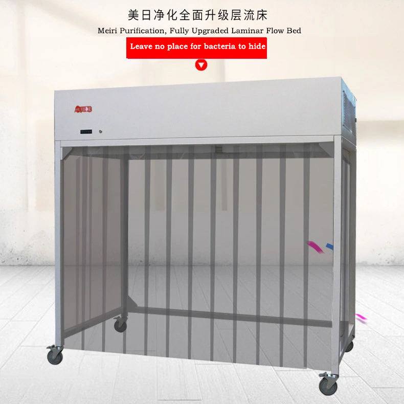 Horizontal-flow medical laminar-flow bed