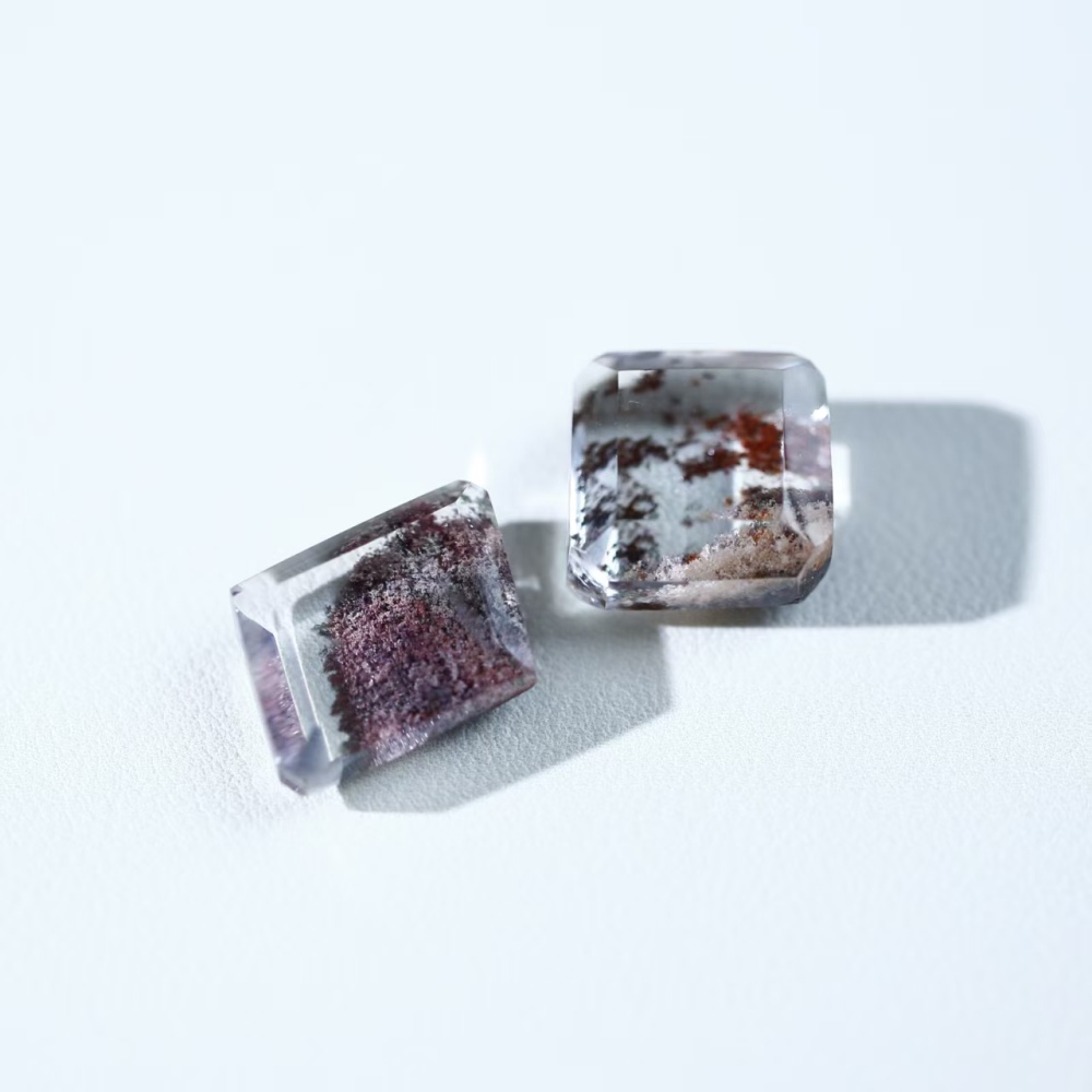 Square ultra-clean body all-inclusive four Seasons Ghost crystal bare stone, customizable pendant crystal energy odd stone