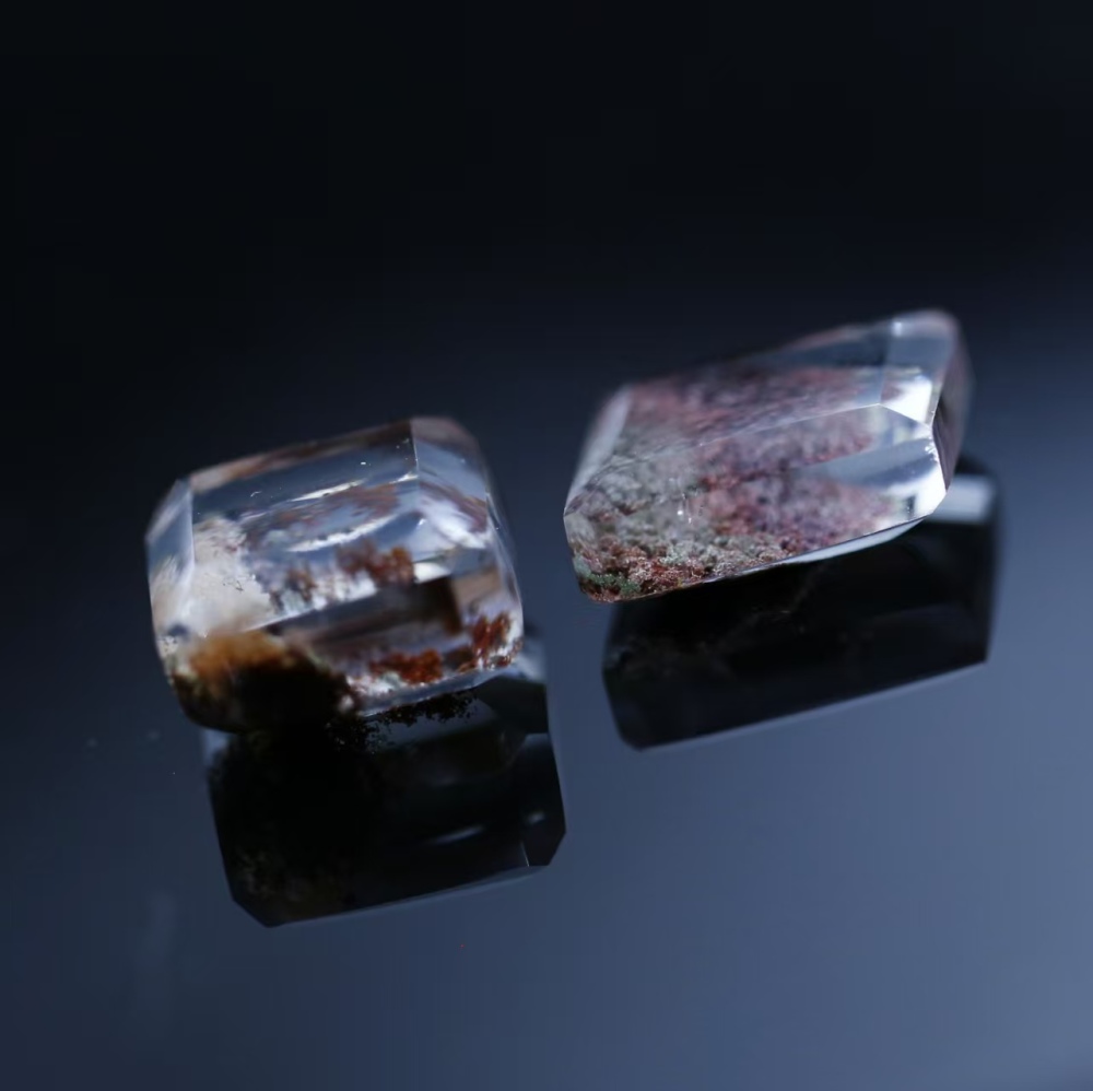 Square ultra-clean body all-inclusive four Seasons Ghost crystal bare stone, customizable pendant crystal energy odd stone