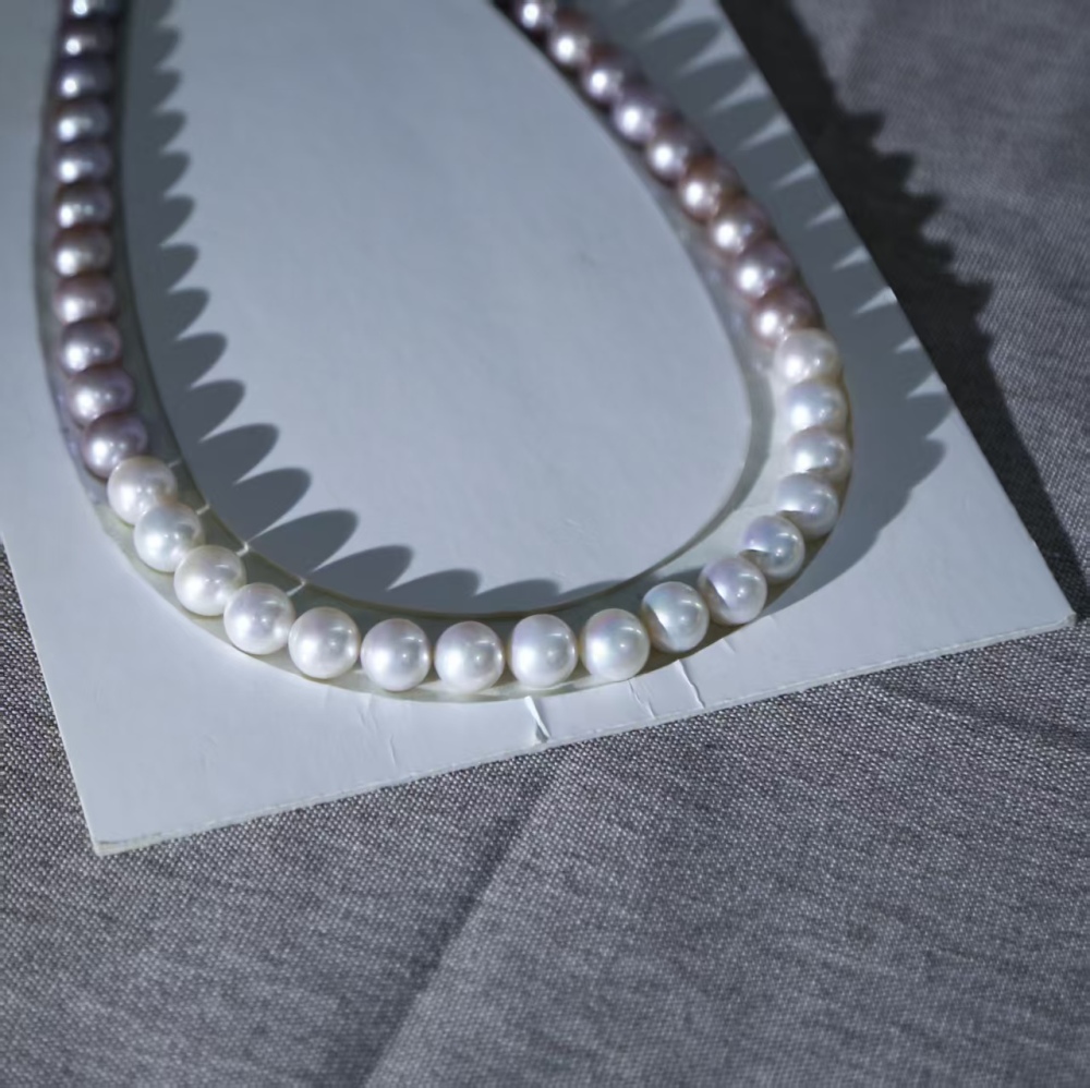 12mm Freshwater round gradient Edison pearl beads for necklace/chain