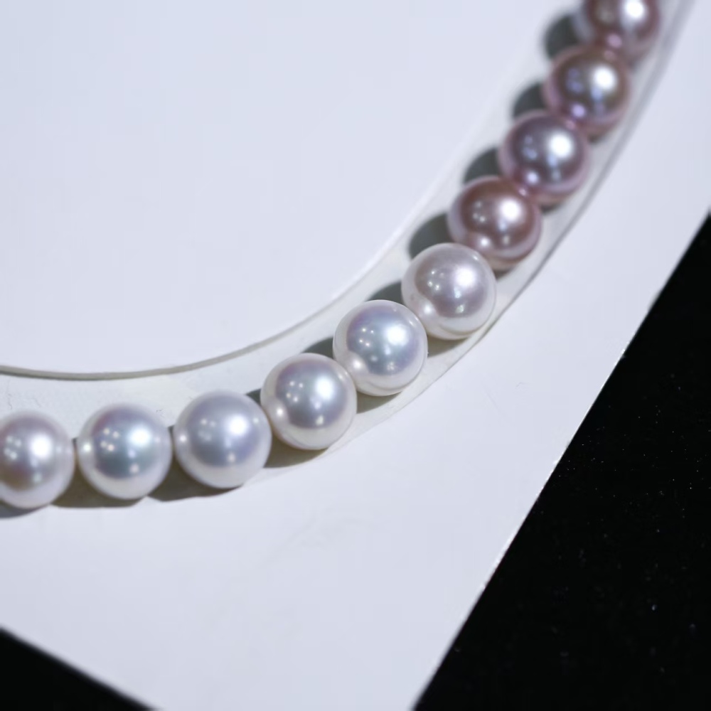12mm Freshwater round gradient Edison pearl beads for necklace/chain