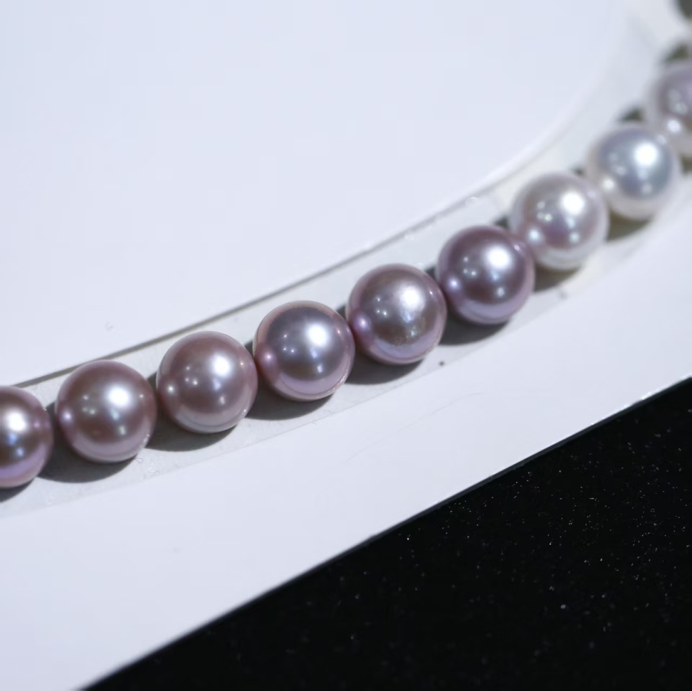 12mm Freshwater round gradient Edison pearl beads for necklace/chain