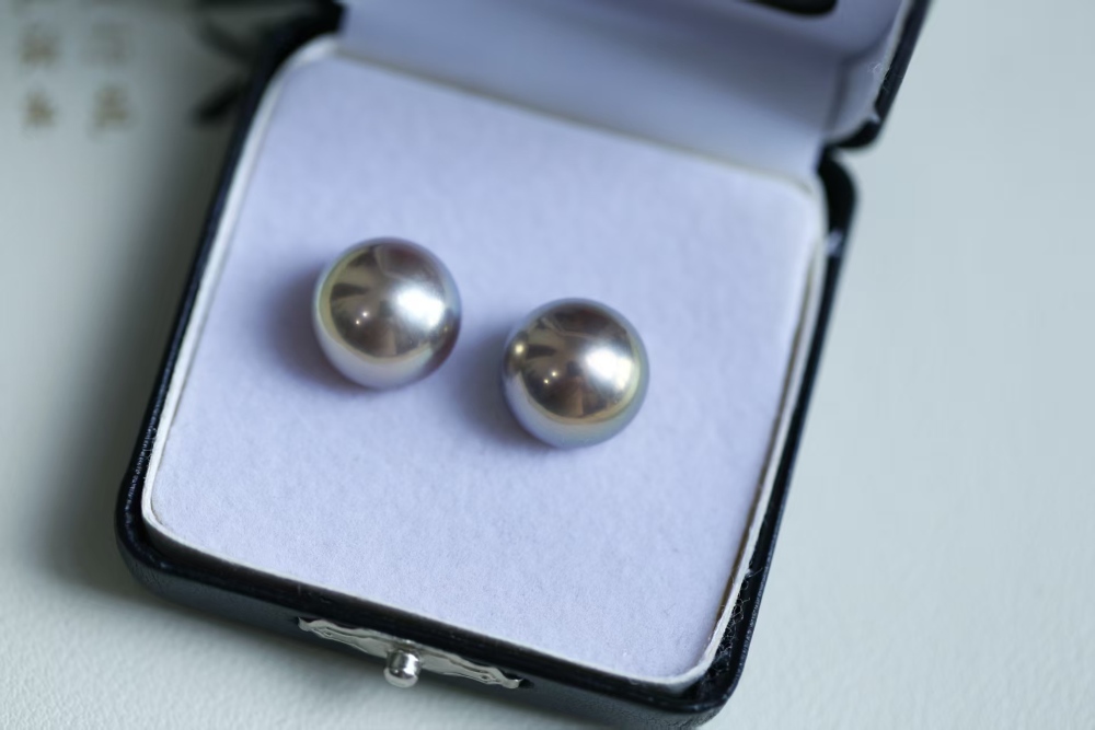 13-14mm Freshwater perfectly round flawless super metallic luster Edison pearl bare beads for pendant/earrings