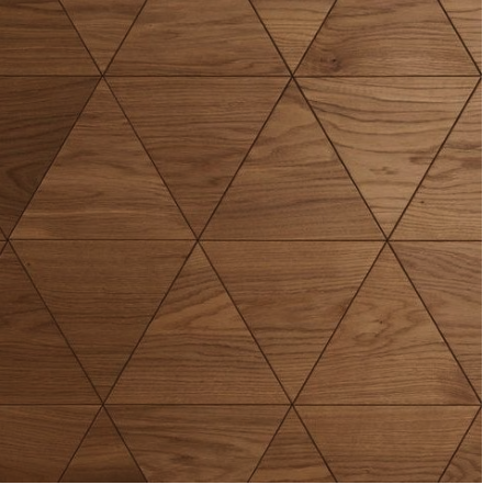 Wood veneer panel joint patterns