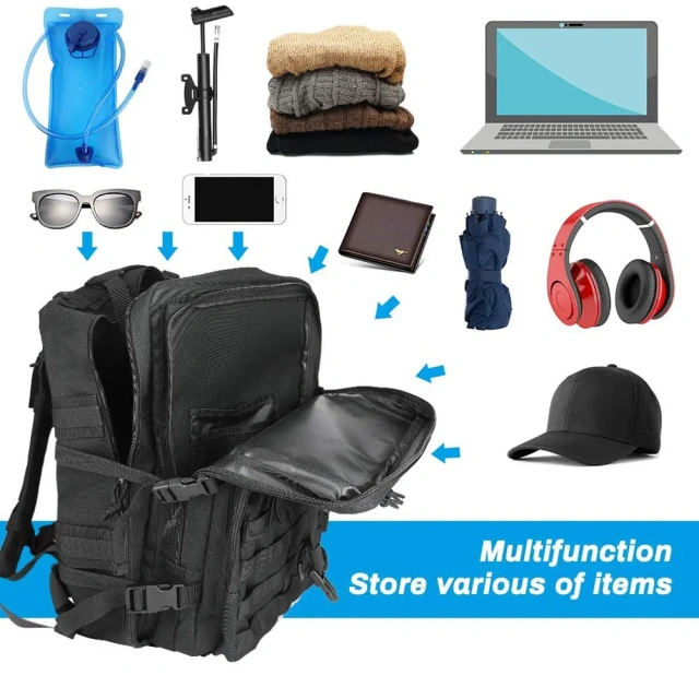 Oleaderbag Assault Utility Backpack Assault Bag Waterproof Assault Bag Travel Hunting Backpack  Waterproof Carry On Bag for Outdoor Activity Camo Outdoor Travel Bags Outdoor Military Bag