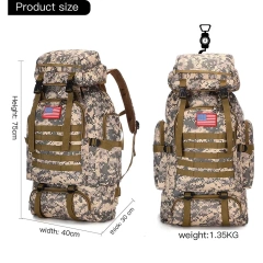 Oleaderbag Men's Hiking Backpack Waterproof Training Camping Backpack Travel Day Bag  Military Sling Bag for Men Outdoor Small Backpack Pack Shoulder Mini Concealed Carry One Strap Go Bag