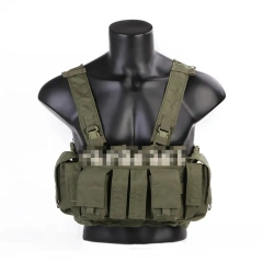 Hot Sale Tactical Chest Rig Lightweight MOLLE Tactical Vest Plate Carrier Outdoor Protective Hunting Chest Rig for Tactical Customized Lightweight Outdoor Tactical Vest Rig High Quality Tactical Chest Rig Heavy Duty Safety Tactical Chest Rig