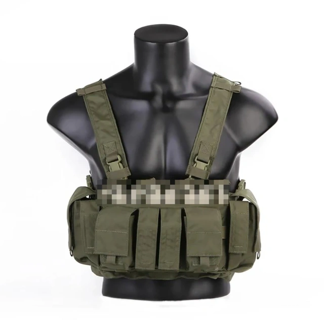 Hot Sale Tactical Chest Rig Lightweight MOLLE Tactical Vest Plate Carrier Outdoor Protective Hunting Chest Rig for Tactical Customized Lightweight Outdoor Tactical Vest Rig High Quality Tactical Chest Rig Heavy Duty Safety Tactical Chest Rig