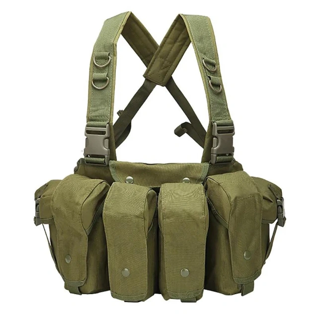 Wholesale Tactical Equipment Vest for Hunting Lightweight Tactical Vest Chest Rig Good Quality Camouflage Chest Rig Best Selling Tactical Micro Gear Chest Rig Bags with Mag Pouch Tactical Camouflage Chest Rig Hanging Tactical Chest Rig