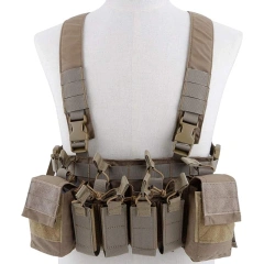 Adjustable Tactical Chest Rig Vest Tactical Harness Chest Rig with Mag Pouches Tactical Chest Rig Vest Bag Custom Multifunctional Tactical Chest Rig Vest Outdoor Tactical Chest Rig High Quality Tactical Vest Rig