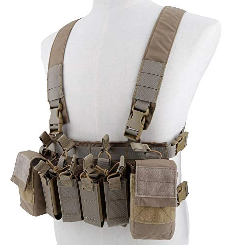 Adjustable Tactical Chest Rig Vest Tactical Harness Chest Rig with Mag ...