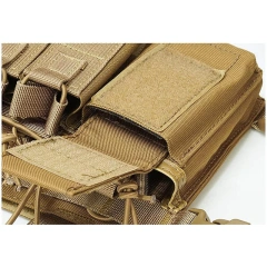 High Quality Tactical Gear Molle Vest Tactical Chest Rig Pouch Bag Tactical Camouflage Carrier Chest Rig for Outdoor Customized Tactical Gear Micro Chest Rig Heavy Duty Tactical Chest Rig Vest Outdoor Tactical Chest Rig for Training