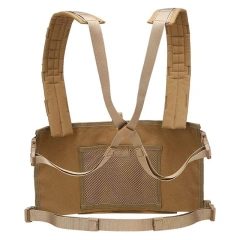 Outdoor Tactical Gear Molle Vest Pouch Bag Carrier Camouflage Tactical Chest Rig Heavy Duty Tactical Chest Rig Vest Tactical Gear Chest Rig Vest Bag Tactical Vest Chest Rig with Magazine Pouch Heavy Duty Molle Tactical Vest