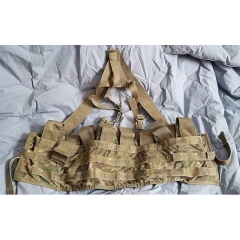 Adjustable Tactical Vest Detachable Tactical Molle Chest Rigs With Mag Pouch Tactical Recon Chest Rig Customized Tactical Gear Chest Rig Hunting Vest for Outdoor High Quality Hunting Vest Tactical Chest Rig