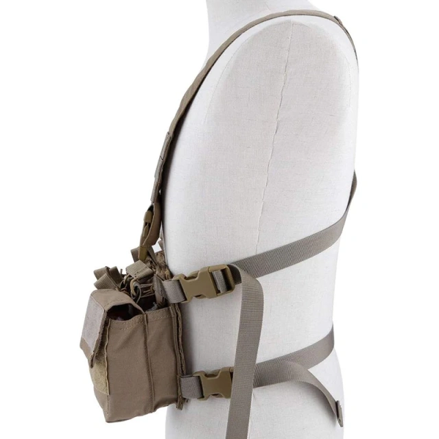 Adjustable Tactical Chest Rig Vest Tactical Harness Chest Rig with Mag Pouches Tactical Chest Rig Vest Bag Custom Multifunctional Tactical Chest Rig Vest Outdoor Tactical Chest Rig High Quality Tactical Vest Rig