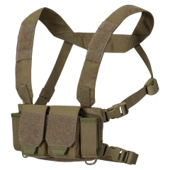 Customized Tactical Chest Rig Tactical Micro Chest Rigs Heavy Duty Tactical Modular Vest With Mag Pouch Tactical Micro Chest Rig with Pouches Tactical Chest Rig Vest Bag for Camping Hiking Training Tactical Chest Rig