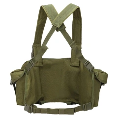 Wholesale Outdoor Sports Tactical Gear Molle Vest Pouch Bag Tactical Carrier Chest Rig Camouflage Chest Rig Tactical Chest Rig Tactical Molle Micro Chest Rigs Adjustable Detachable Tactical Modular Vest Chest Rig with Mag Pouch