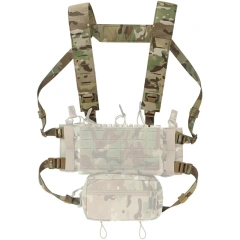 High Quality Camouflage Tactical Vest Chest Rig With Mag Pouch Multi-function Molle Tactical Chest Rig Vest Multipurpose Tactical Chest Rig Tactical Chest Rig with Mag Pouch Good Quality Training Vest Tactical Rig